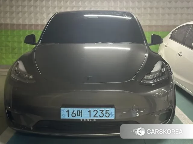 Tesla Model Y 2022 Белый из Кореи