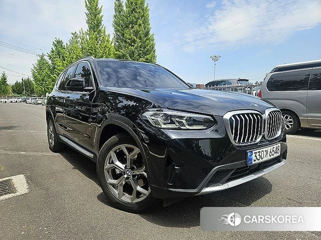 BMW X3 (G01) 2022 Черный из Кореи
