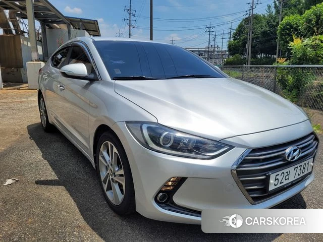 Hyundai Avante AD 2018 Серебряный из Кореи