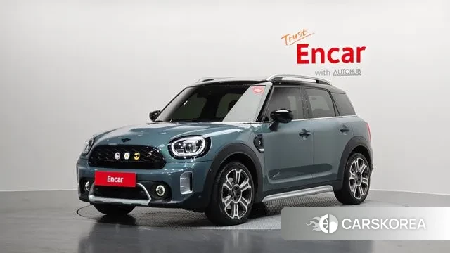 Mini Cooper S Countryman 2022 Небесно-голубой из Кореи