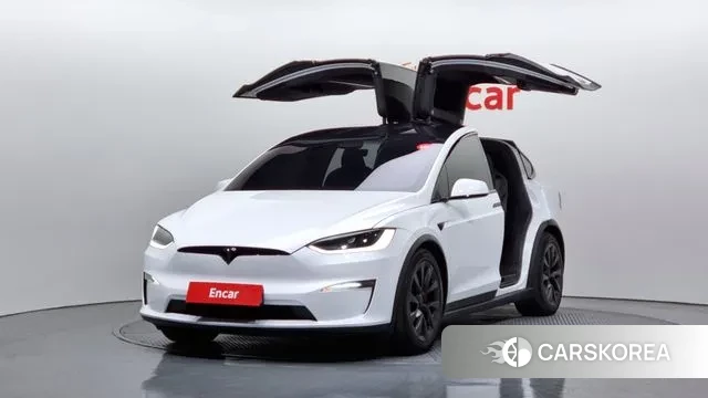 Tesla Model X 2023 Белый из Кореи