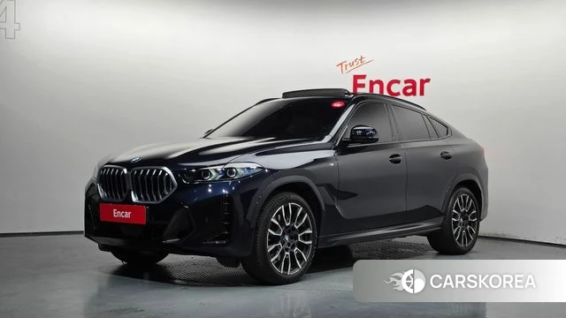 BMW X6 (G06) 2024 Черный из Кореи