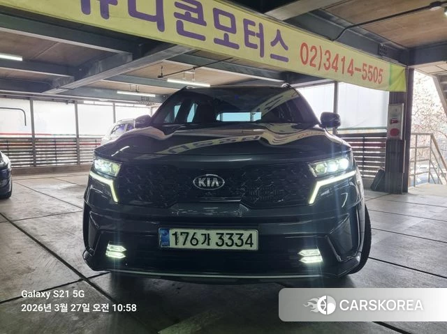Kia Sorento 4th Generation 2021 Серый из Кореи
