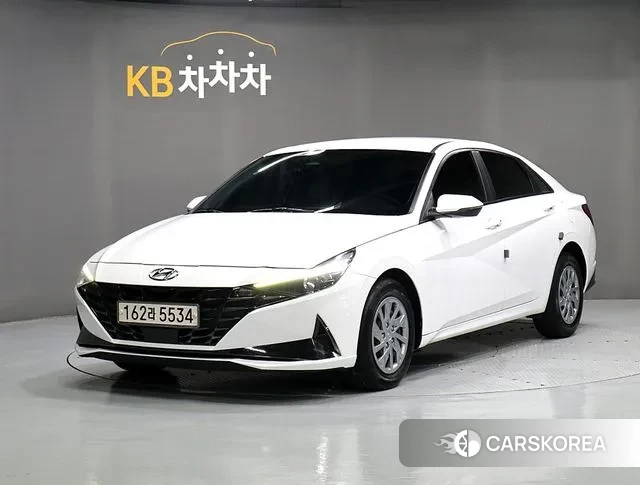 Hyundai Avante (CN7) 2020 Белый из Кореи