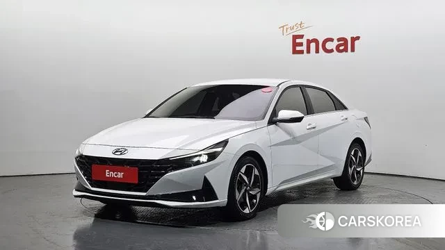 Hyundai Avante (CN7) 2022 Белый из Кореи
