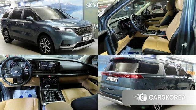 Kia Carnival 4th generation 2021 Синий из Кореи