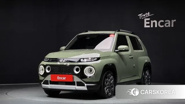 Hyundai Casper 2024 Темно-зеленый из Кореи