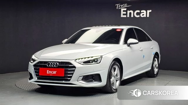 Audi A4 (B9) 2021 Белый из Кореи