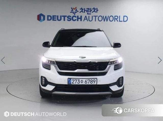 Kia Seltos 2021 Белый из Кореи