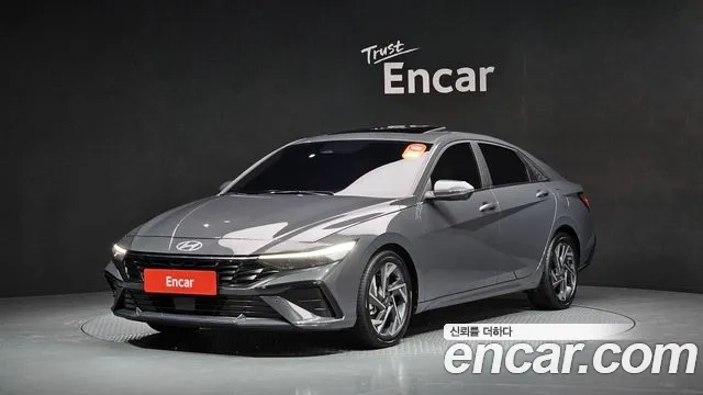 Hyundai The New Avante (CN7) 2023 Серый из Кореи