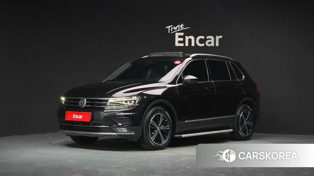 Volkswagen Tiguan second Generation 2019 Черный из Кореи