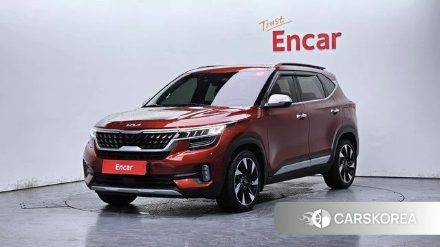 Kia Seltos 2021 Оранжевый из Кореи