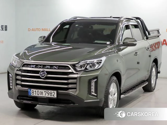 Ssangyong The New Rexton Sports Cannes 2022 Темно-зеленый из Кореи