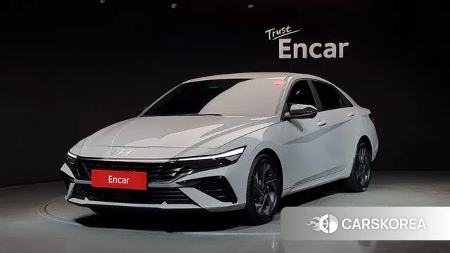 Hyundai The New Avante (CN7) 2023 Серебристо-серый из Кореи