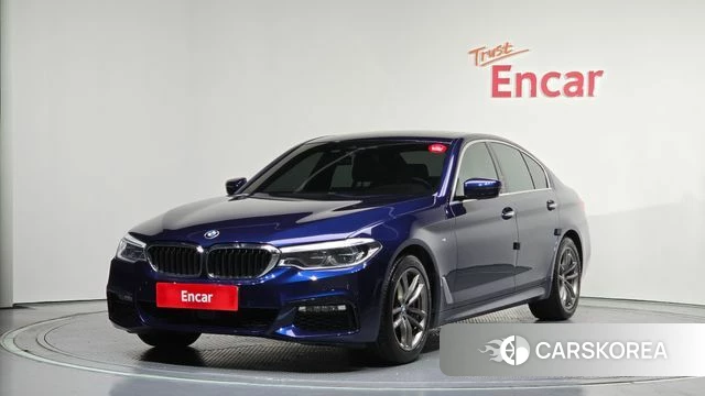 BMW 5 Series (G30) 2018 Синий из Кореи