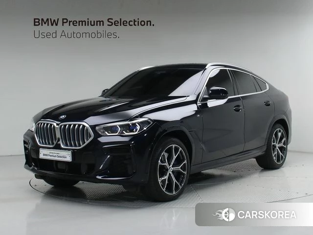 BMW X6 (G06) 2023 Синий из Кореи