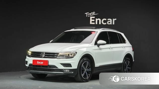 Volkswagen Tiguan second Generation 2019 Белый из Кореи