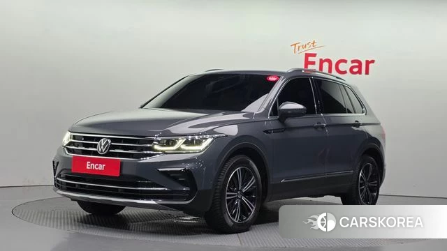 Volkswagen Tiguan second Generation 2022 Серый из Кореи