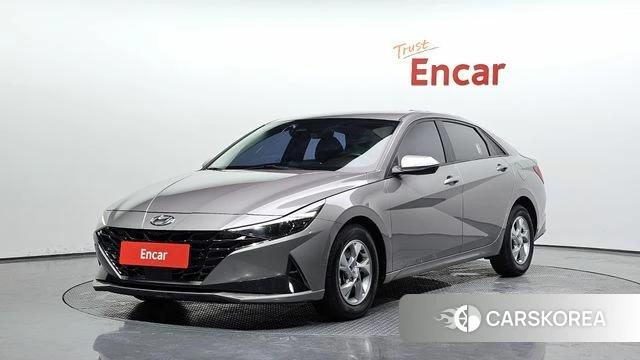 Hyundai Avante (CN7) 2021 Серебристо-серый из Кореи