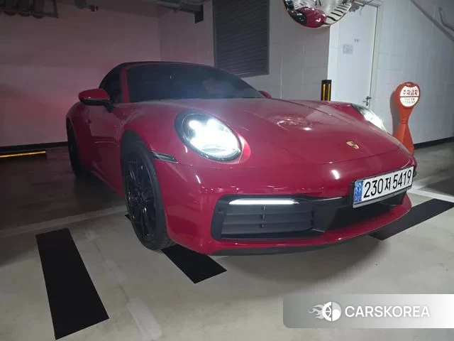 Porsche 911(992) 2020 Красный из Кореи