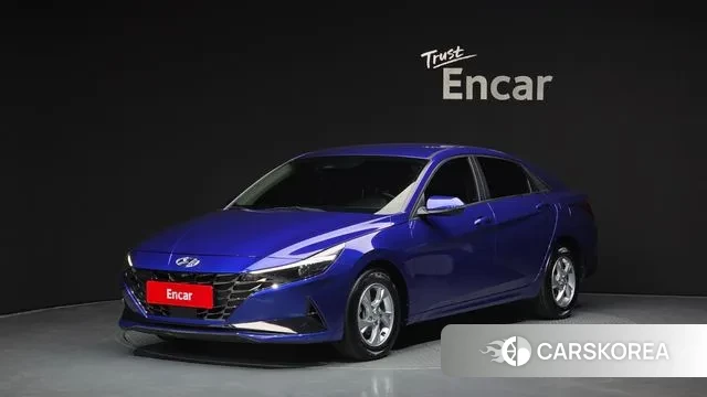 Hyundai Avante (CN7) 2020 Синий из Кореи