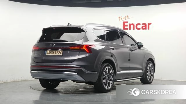 Hyundai The New Santa Fe 2021 Серый из Кореи