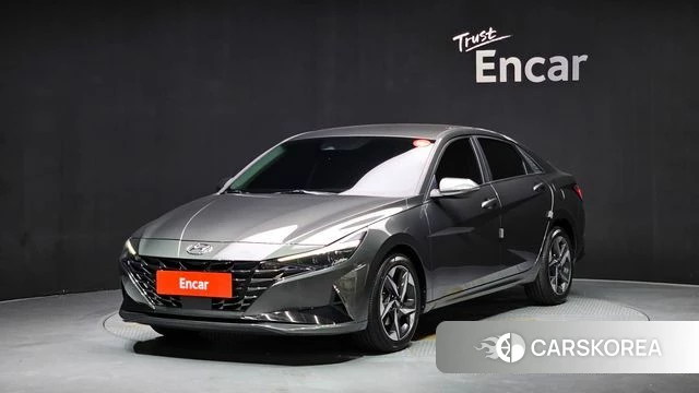 Hyundai Avante (CN7) 2021 Белый из Кореи