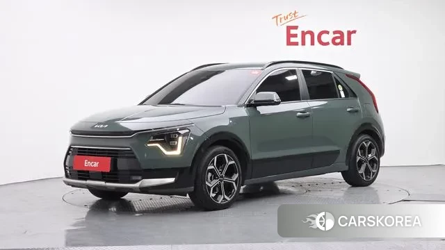 Kia Di Ol Nu Niro 2022 Синий нефрит из Кореи