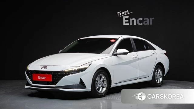 Hyundai Avante (CN7) 2020 Белый из Кореи