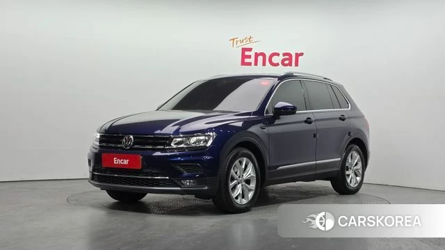 Volkswagen Tiguan second Generation 2020 Синий из Кореи