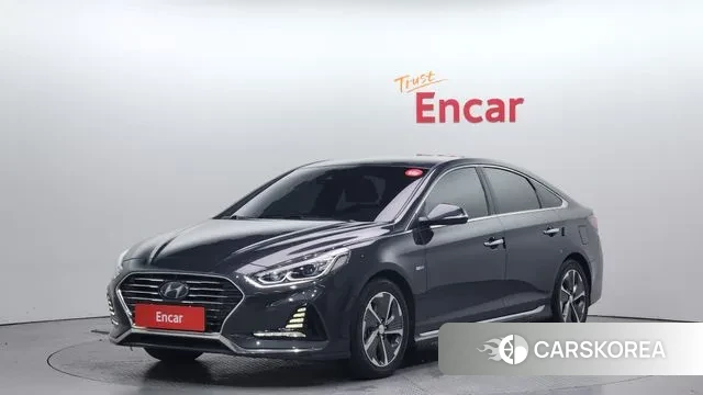 Hyundai Sonata New Rise Hybrid 2018 Серый из Кореи