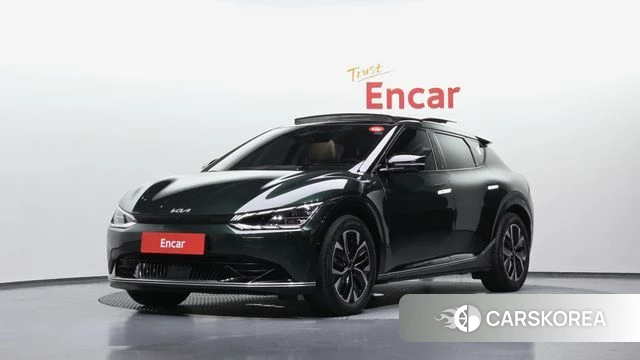 Kia EV6 2021 Темно-зеленый из Кореи