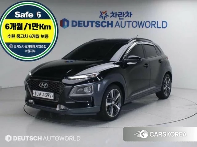 Hyundai Kona 2018 Черный из Кореи