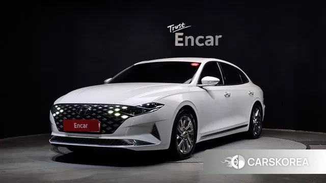 Hyundai The New Grandeur IG Hybrid 2021 Белый из Кореи