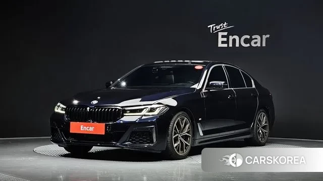 BMW 5 Series (G30) 2021 Черный из Кореи