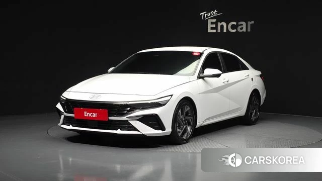 Hyundai The New Avante (CN7) 2024 Белый из Кореи