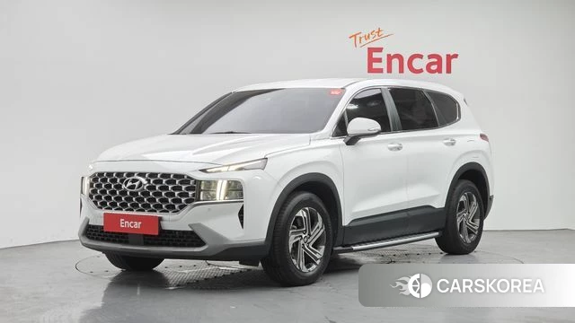 Hyundai The New Santa Fe 2021 Белый из Кореи