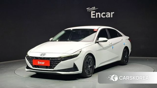 Hyundai Avante (CN7) 2022 Белый из Кореи