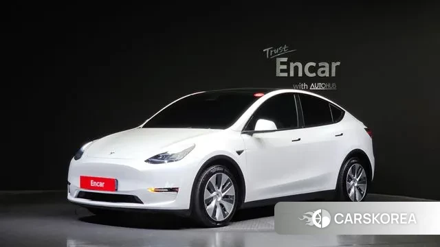 Tesla Model Y 2021 Белый из Кореи