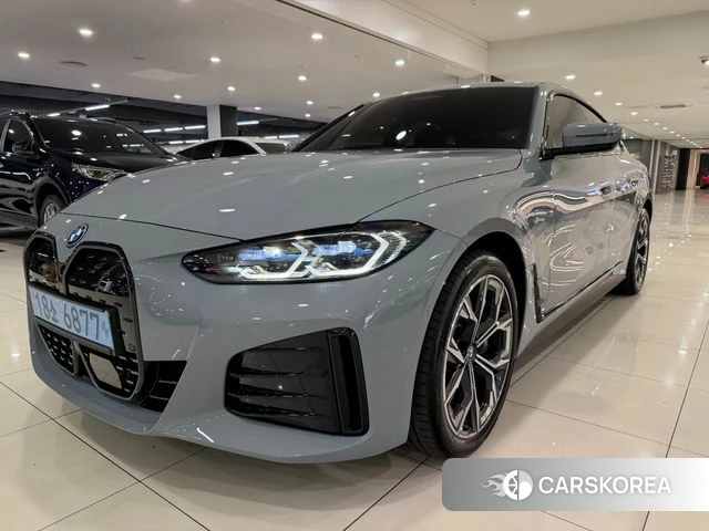 BMW i4 2024 Светло-серебряный цвет из Кореи