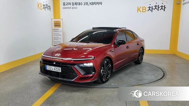 Hyundai Sonata D Edge (DN8) 2024 Красный из Кореи