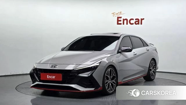 Hyundai Avante (CN7) 2022 Серебристо-серый из Кореи
