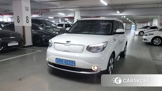 Kia Soul EV 2018 Белый из Кореи