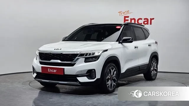 Kia Seltos 2022 Белый двухцветный из Кореи