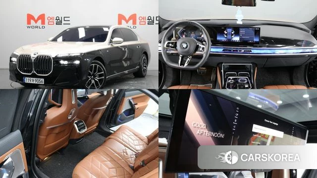 BMW 7 Series (G70) 2025 Черный из Кореи