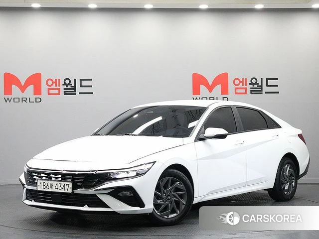 Hyundai The New Avante (CN7) 2023 Белый из Кореи