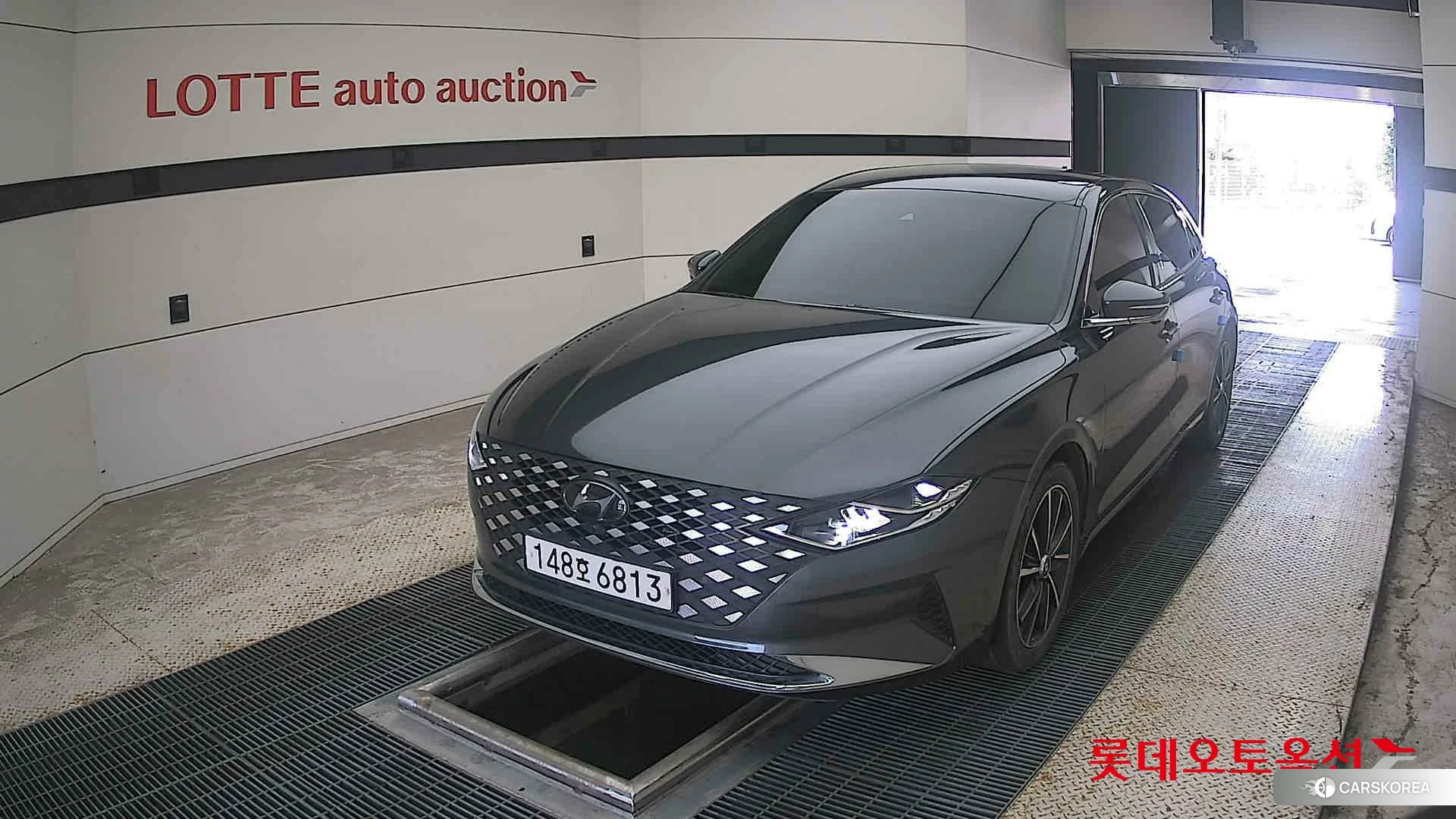 Hyundai Grandeur 2022 Nocturne Grey Metallic из Кореи