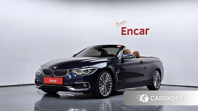 BMW 4 Series (F32) 2018 Синий из Кореи