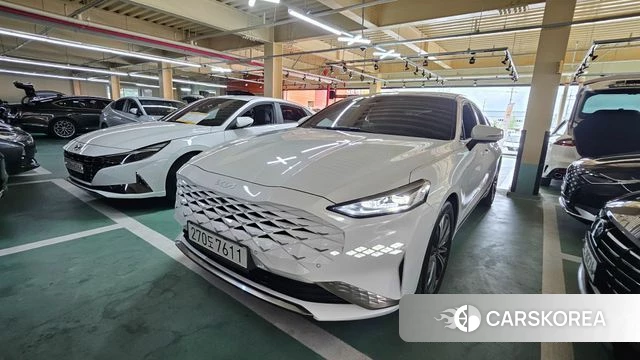 Kia K8 Hybrid 2022 Белый из Кореи