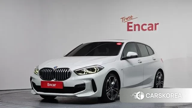 BMW 1 Series (F40) 2021 Белый из Кореи